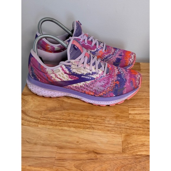 Brooks Ghost 13 Unity Together Women's Running Shoes Purple Multi Size 9 - Picture 1 of 14